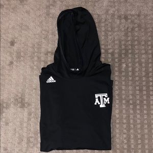 Texas A&M Adidas T-shirt style hoodie